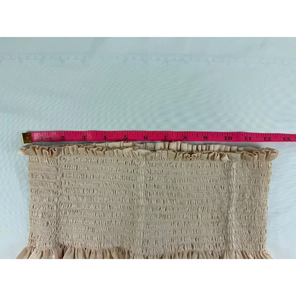 J17 KOCH Erica Skort Skirt Light Pink Satin Silky Sz XS $295 - Picture 6 of 7